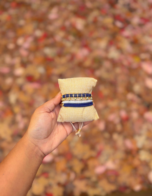 BRAZALETE AZUL MARINO