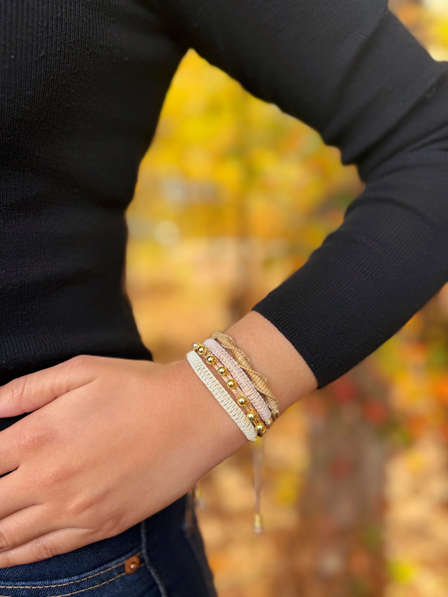 BRAZALETE TONOS NUDE